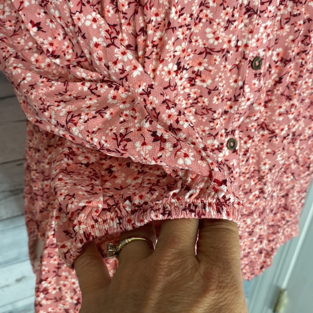 KNOX ROSE PINK FLORAL TOP - Picture 6 of 11